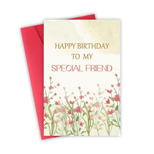 Thoughtful Birthday Card for Best Friends & Special Women