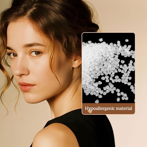 Clear Nose Rings Retainer Set 20Pcs Flexible Biocompatible Studs