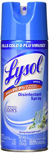 Lysol Disinfectant Spray with Spring Waterfall Scent - 12.5 oz Germ & Virus Killer