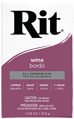 Rit All-Purpose Powder Dye - Wine Color for Fabrics & Crafts