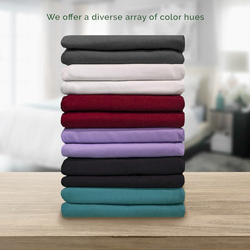 Elegant Comfort California King Flat Sheet - 1500 Thread Count, Orange