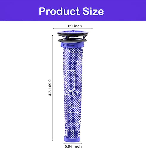 Dyson V6 V7 V8 Pre Motor Filter Replacement - 2 Pack
