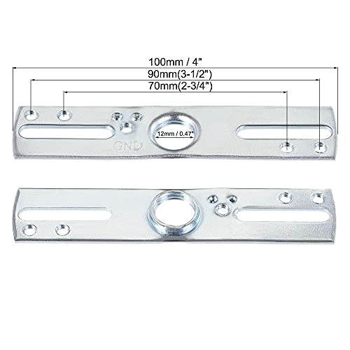 uxcell 4 Inch Universal Light Mounting Bracket Kit for Ceiling Fixtures (2 Pack)