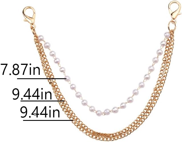 Sisadodo Shoe Charms - Stylish Chains for Shoelaces & Accessories | Versatile for Bags & Keychains