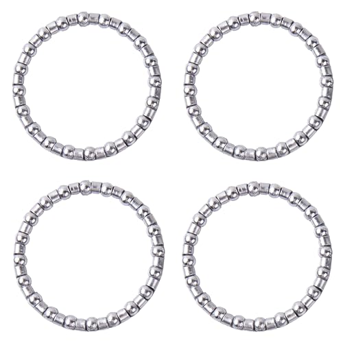 4 pcs, Bike Headset Bearings for Smooth Steering, 5/32" x 20 Balls, Bicycle Repair Parts, Bicycle Ball Bearings for Mountain Bikes, 40*40mm
