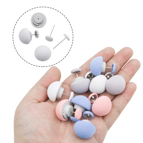Yucenora 20 PCS Duvet Clips - Soft Fabric Button Fasteners