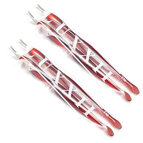 Luxxii 4-Pack Stainless Steel Cuticle Trimmer & Remover Fork