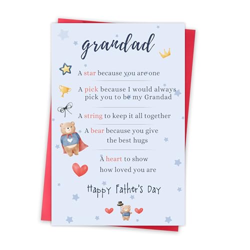 Father's Day Card for Grandpa - Funny Message Card by Blumon
