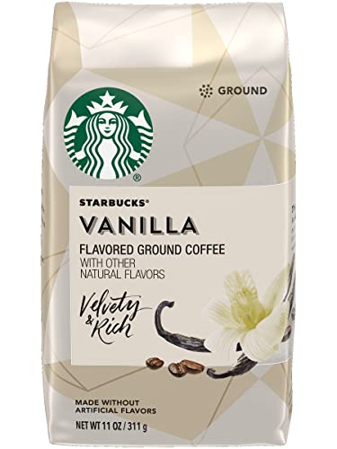 Starbucks Natural Fusions Vanilla Ground Coffee, 11 Ounce (Pack of 2)