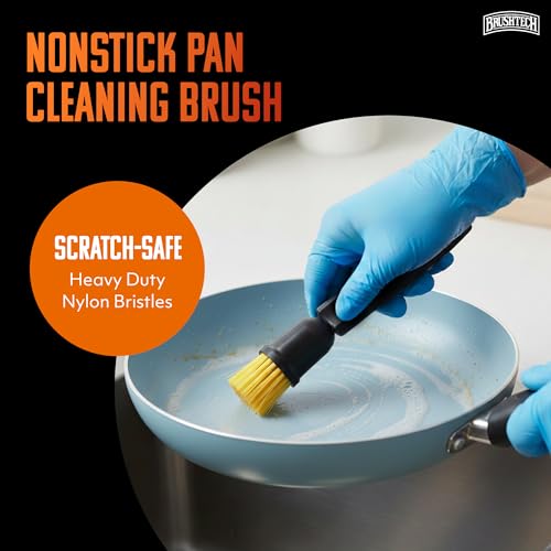 Brushtech Non-Stick Pan Brush – Scratch-Safe Cleaning Tool
