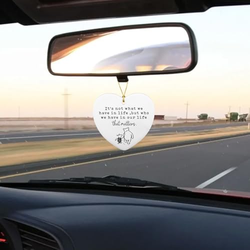 Best Friend Ceramic Heart Ornament - Friendship Keepsake Gift (CO030)