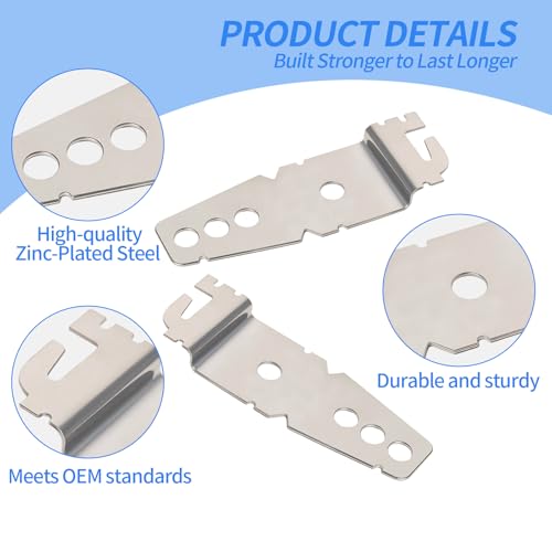 4 Pack Dishwasher Mounting Bracket Replacement for WP8269145 Metal Support