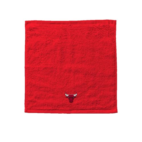 Chicago Bulls NBA Wash Cloth 4 Pack - Soft Team Logo Towels
