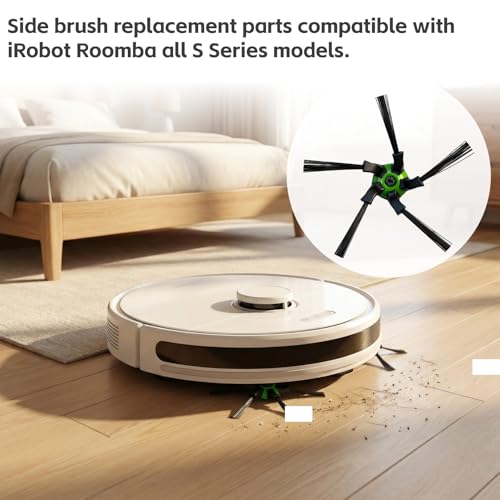 6-Pack Side Brush Replacement for iRobot Roomba S Series s9 s9+ Vacuum