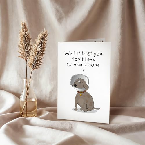 Ogeby Funny Get Well Soon Card for Man & Woman - Variation #623