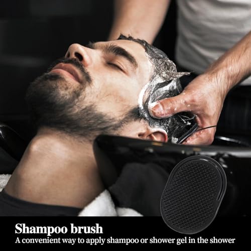 OUMASK 6-Pack Palm Combs for Men - Portable Pocket Hair Brush & Scalp Massager