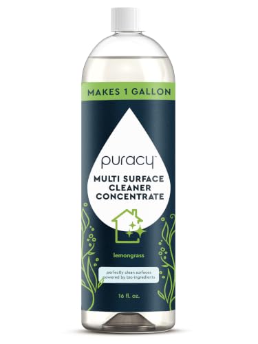 Puracy Lemongrass All-Purpose Surface Cleaner Concentrate 16oz - Multi-Surface Natural Cleaner