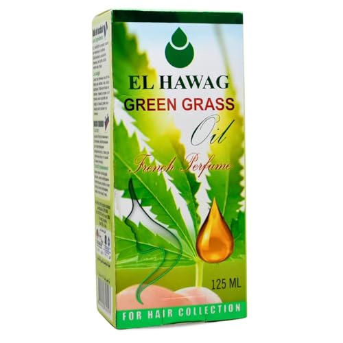Green Grass Hair Oil El Hawag 100% Pure Natural Egyptian Hair Care 125 ml