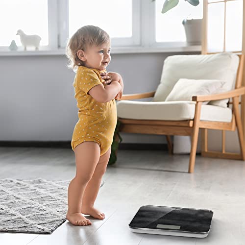 RENPHO Digital Body Weight Scale with Precision Sensors, 400 lb Capacity, Marble Finish