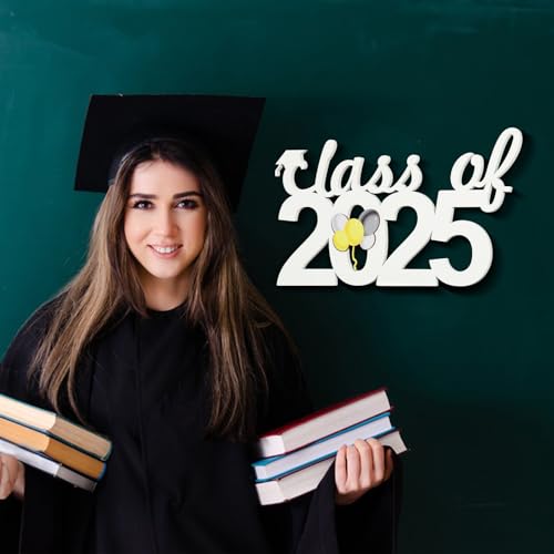 Class of 2025 Wooden Graduation Sign - Table Centerpiece & Photo Prop