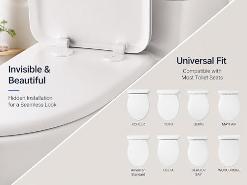Toilet Seat Screws Replacement Kit - Universal Plastic Hardware Set