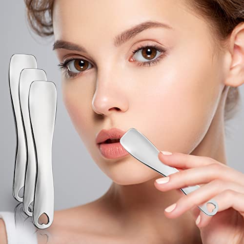 Sibba 3 Pcs Stainless Steel Facial Spatula Eye Roller Massage Tool