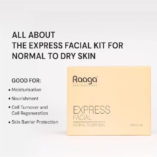 Raaga Professional 6-Step Facial Kit for Dry Skin - 35g