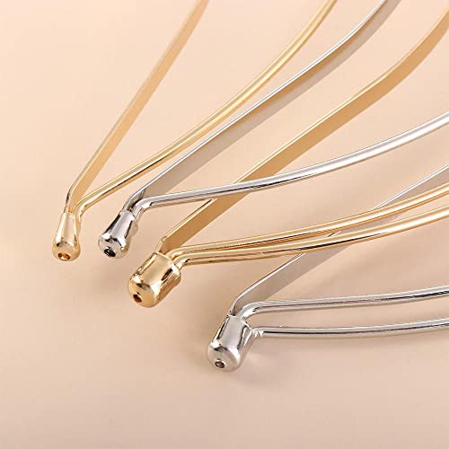 Kopida Gold Metal Halo Crown Bridal Headband Multi-Layer Goddess Hair Band