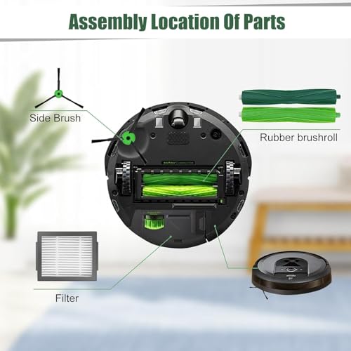 iRobot Roomba Replacement Parts Kit - 2 Roller Brushes, 3 HEPA Filters, 3 Side Brushes