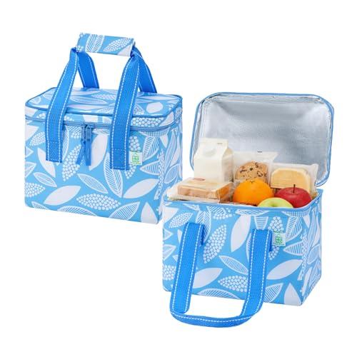 VENO Insulated Lunch Bag - 2 Pack Spring Breeze, Reusable Cooler