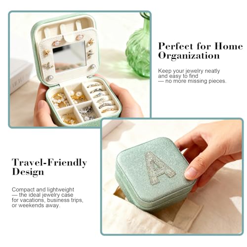 Zyvora Travel Jewelry Case & Portable Organizer Box for Women