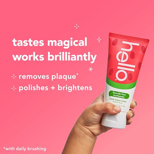 hello Kids Fluoride Free Toothpaste, Fresh Watermelon, 4.2 oz
