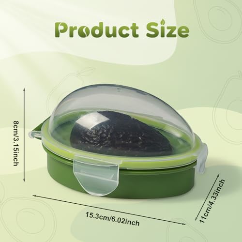 Avocado Keeper - Reusable Fresh Saver Container for Optimal Storage