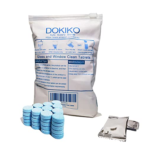 DOKIKO Eco-Friendly Glass Cleaner Refill Tablets - 50 Packs