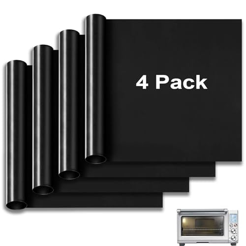 4-Pack Oven Liners for Breville Smart Oven Pro - Heat-Resistant Nonstick