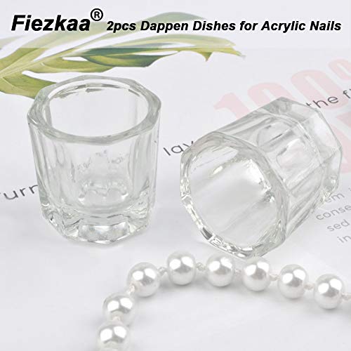 Glass Dappen Dish for Acrylic Nails & Monomer - 2 Pcs