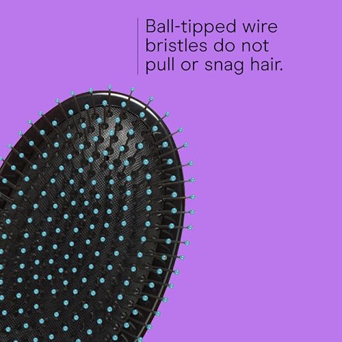 Conair Metal Bristle Cushion Hair Brush for Detangling and Styling