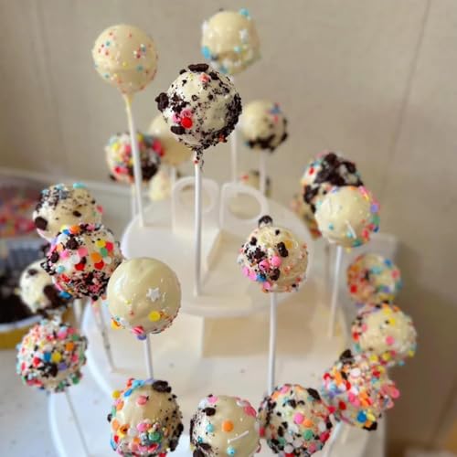Cake Pop Kit with 100 Sticks, Bags, and Mold Roller - Perfect for Lollipops and Treats