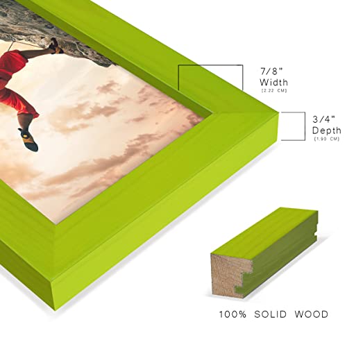 3.5x5 Solid Wood Picture Frame with High Definition Glass