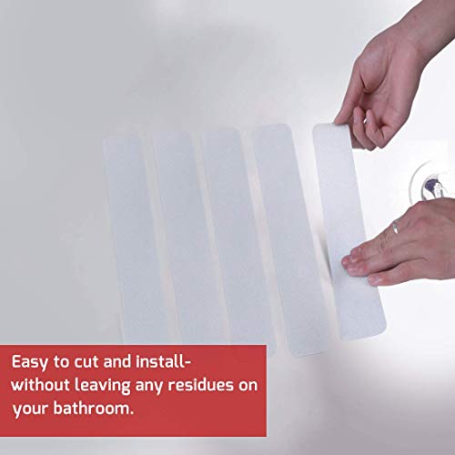 Anti-Slip Tape - Waterproof Non-Skid Stickers for Bathtubs & Showers, 8 Pack
