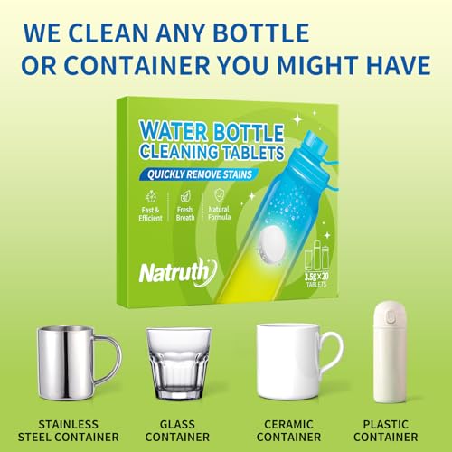 NATRUTH Water Purifier Tablets for Clean Drinking Water