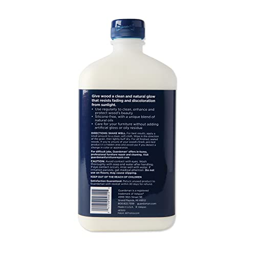 Guardsman Wood Furniture Clean & Polish Cream, 16.9 oz - Silicone Free