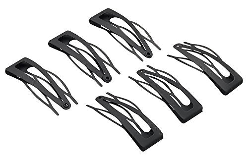 Revlon Double Grip Hair Clips, No-Slip Hair Clamps, 6 Count