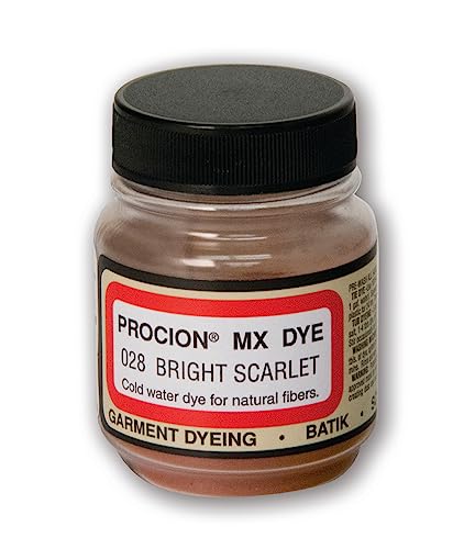Jacquard Procion MX Tie Dye Powder - Bright Scarlet, 2/3 Oz