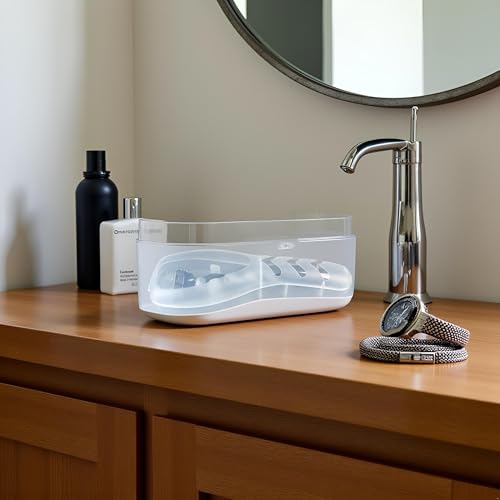 Transparent Portable Travel Shaver and Manual Razor Case Holder