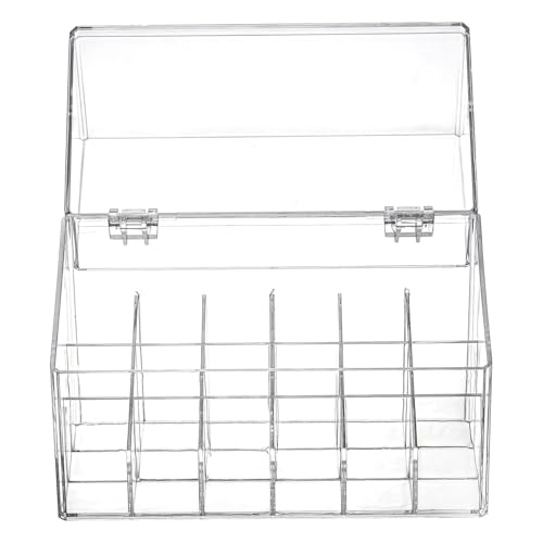 Acrylic Lipstick Organizer with 18 Slots and Dust Cover
