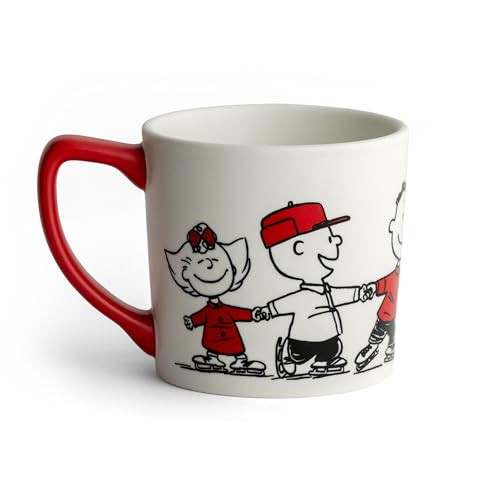 Peanuts Happiness and Cheer 14oz Ceramic Mug - Christmas Gift