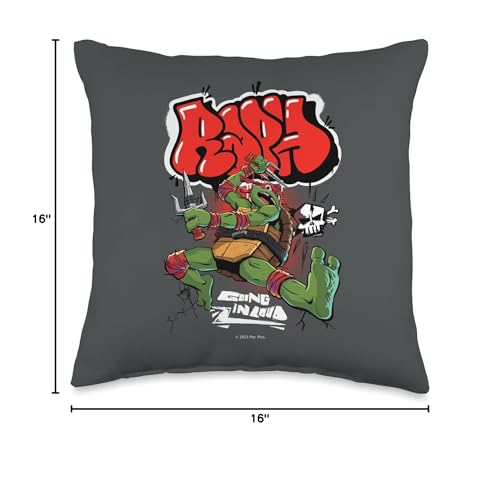 Teenage Mutant Ninja Turtles: Mutant Mayhem Raph Ninja Throw Pillow