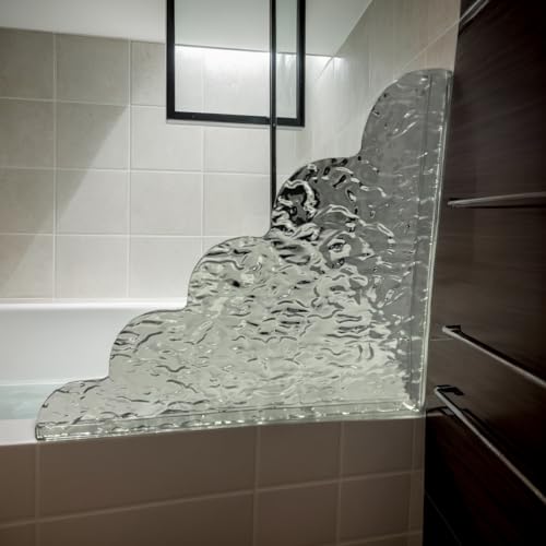 2PCS Shower Splash Guards Acrylic & Silicone Corner Protectors - Water Barrier
