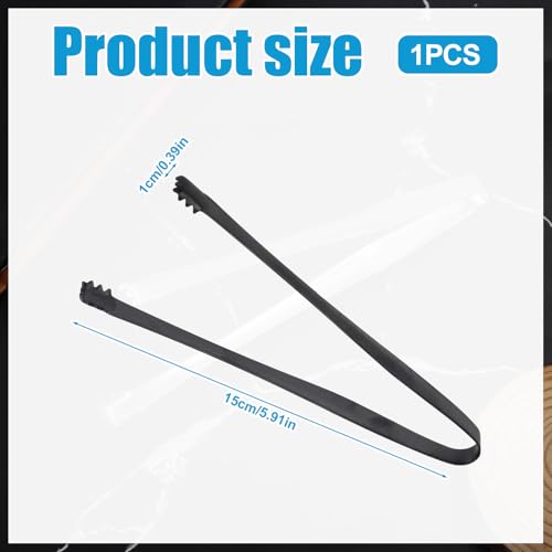 Egg Chalaza Removal Tool - Stainless Steel, Black | 1 Piece